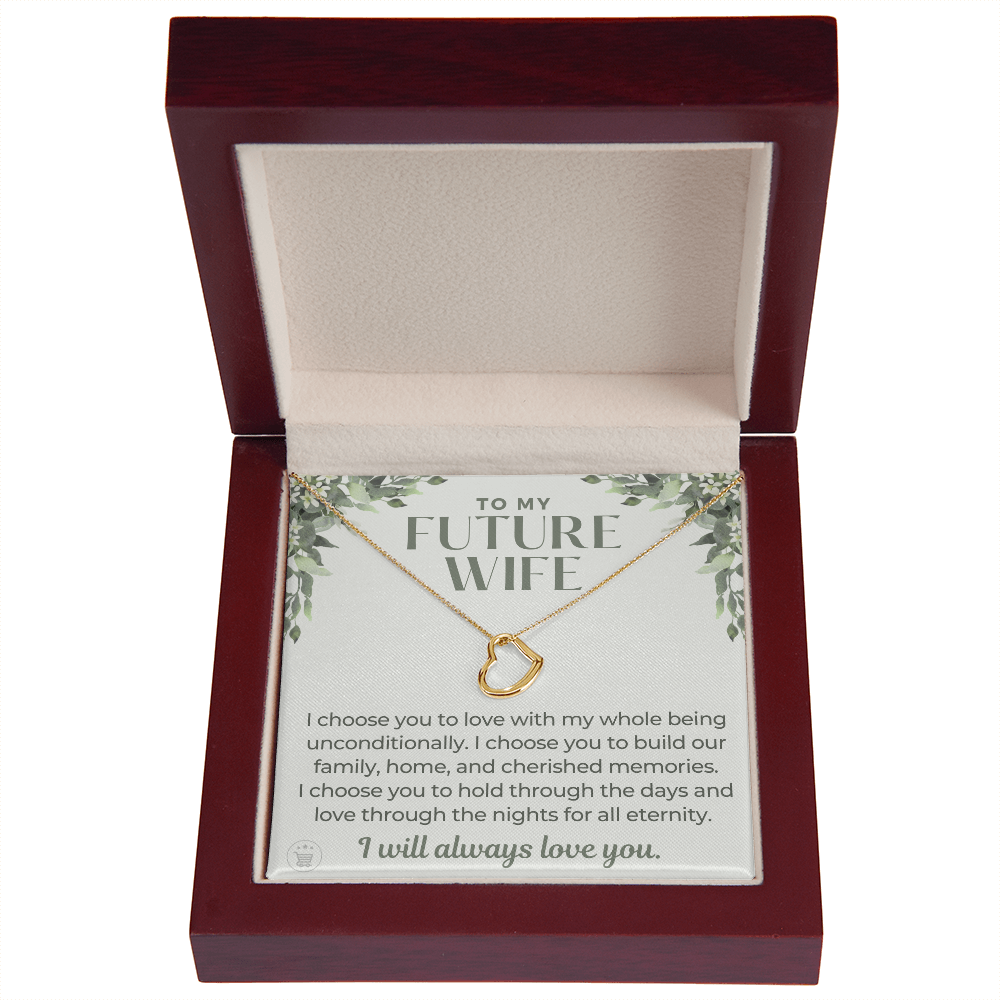 Future Wife, Future Mrs. Gift | I Choose Necklace 0543T5