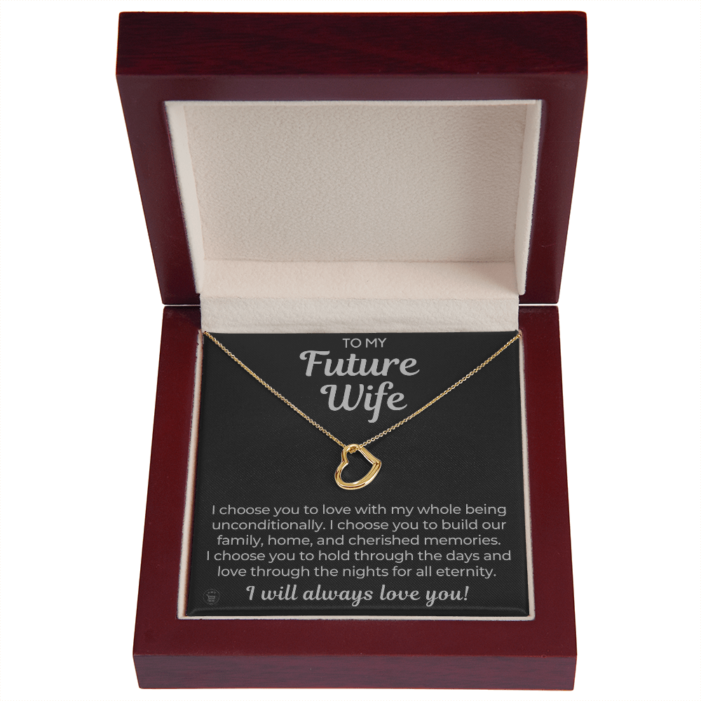 Future Wife, Future Mrs. Gift | I Choose Necklace 0543T9