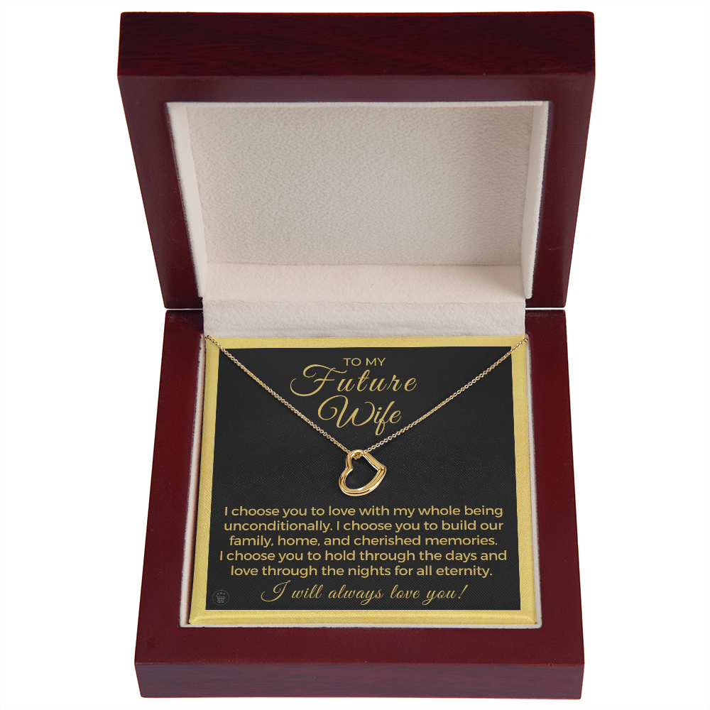 Future Wife, Future Mrs. Gift | I Choose Necklace 0543T8