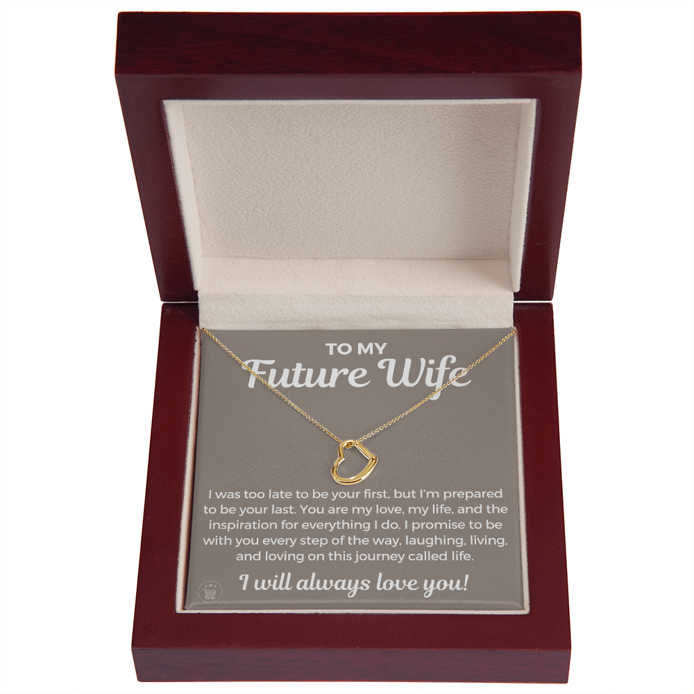 Future Wife, Future Mrs. Gift | Every Step Necklace 0541T2