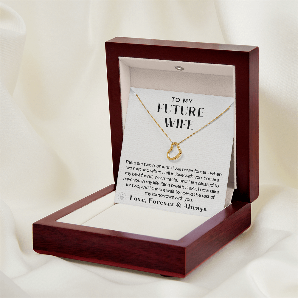 Future Wife, Future Mrs. Gift | Each Breath Necklace 0542T6