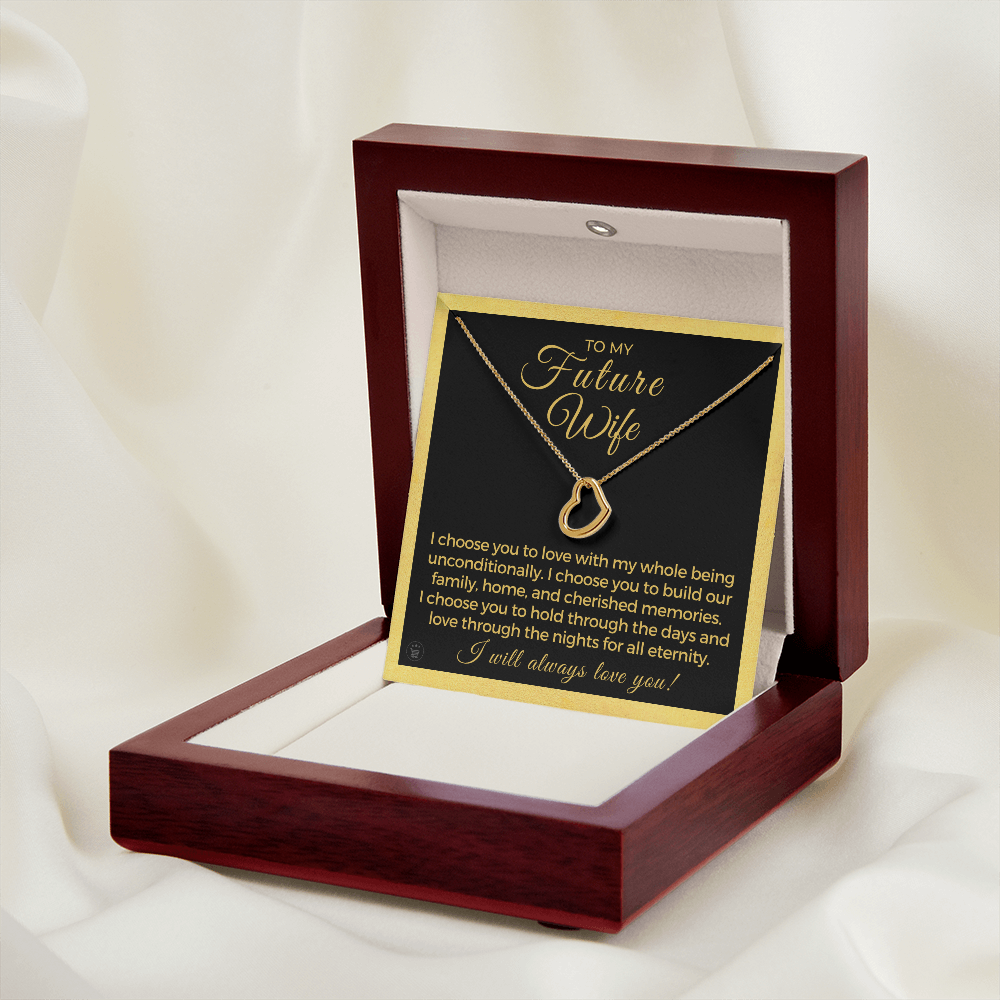 Future Wife, Future Mrs. Gift | I Choose Necklace 0543T8