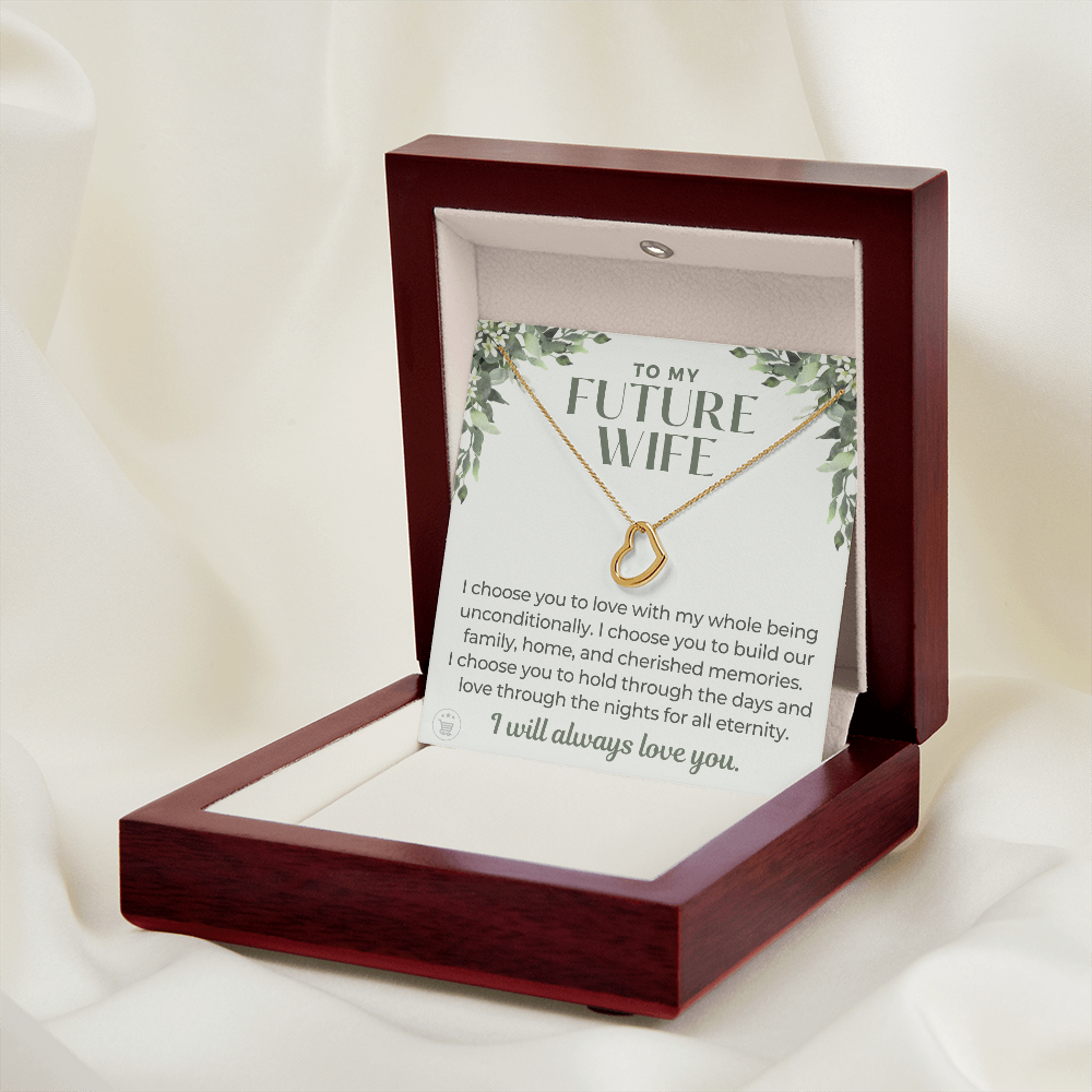 Future Wife, Future Mrs. Gift | I Choose Necklace 0543T5