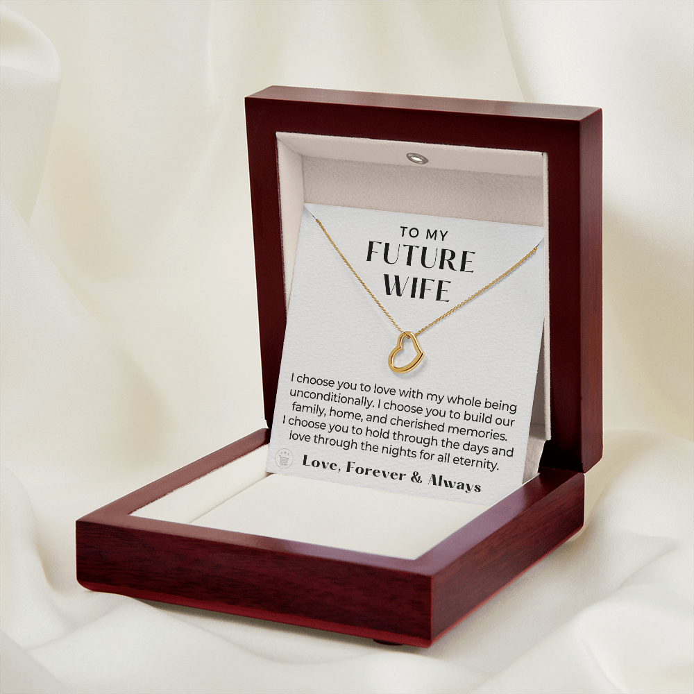 Future Wife, Future Mrs. Gift | I Choose Necklace 0543T6