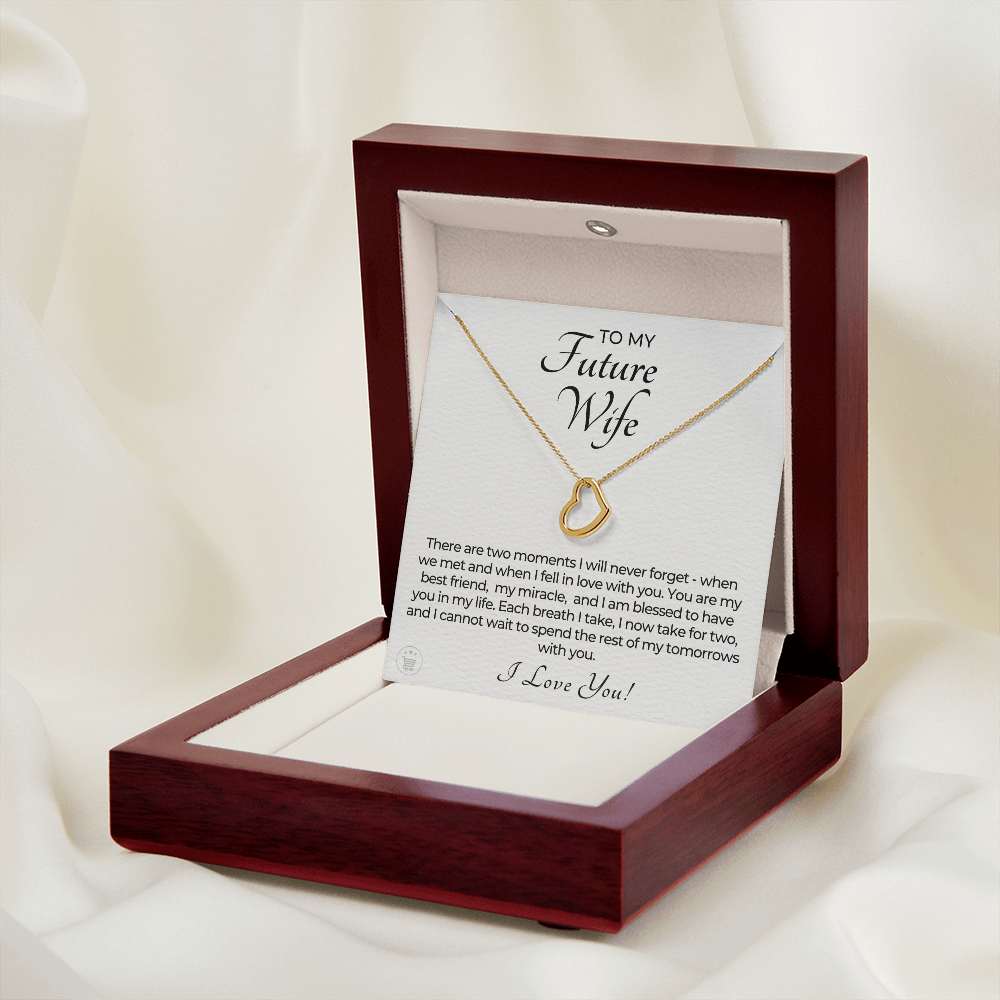Future Wife, Future Mrs. Gift | Each Breath Necklace 0542T1