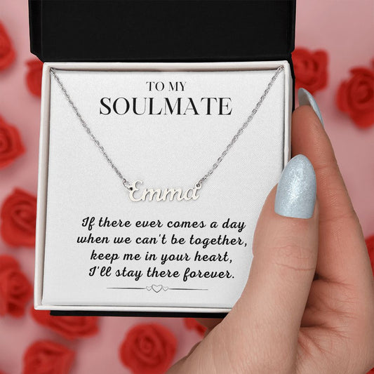Soulmate Gift | Promise Name Necklace 0765T2N