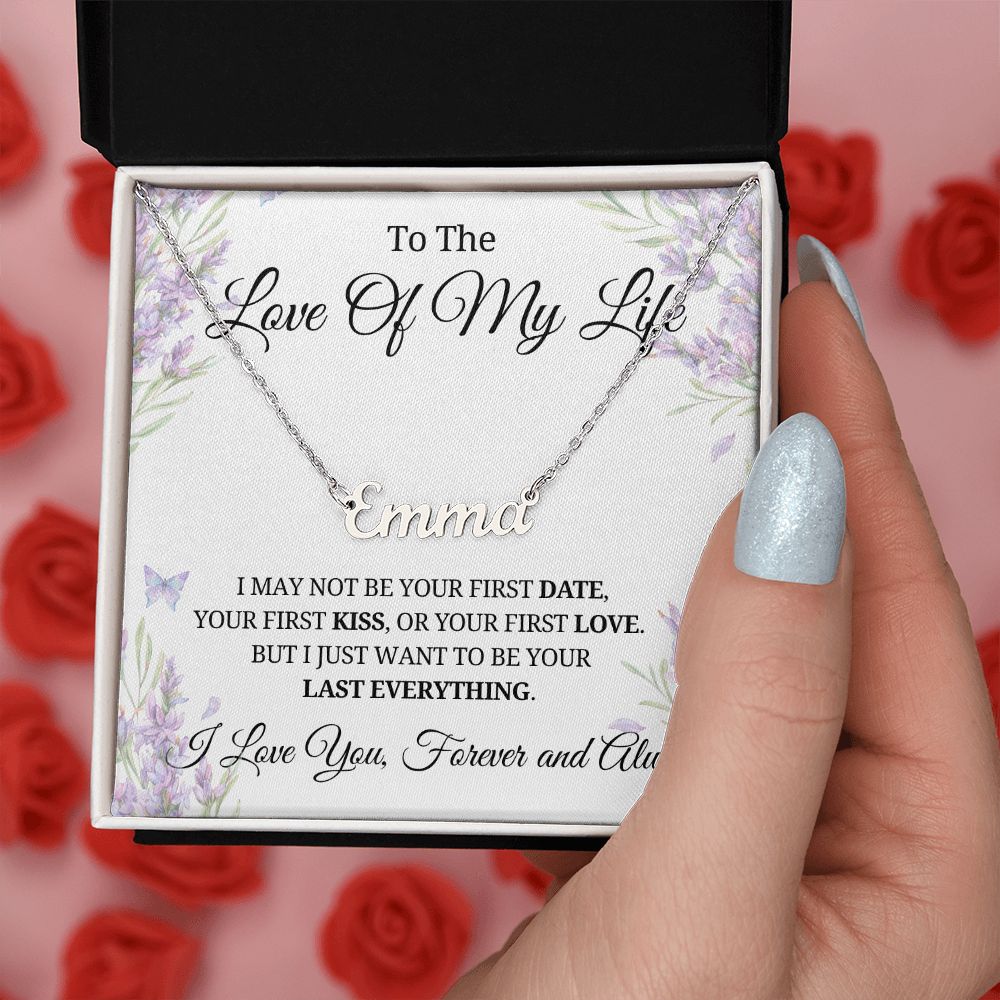 Soulmate Gift | Love Of My Life Name Necklace 0779T1N