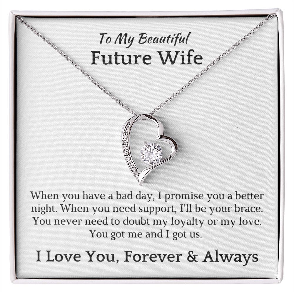 Future Wife, Mrs. Gift | I Love You Necklace 0733T1F
