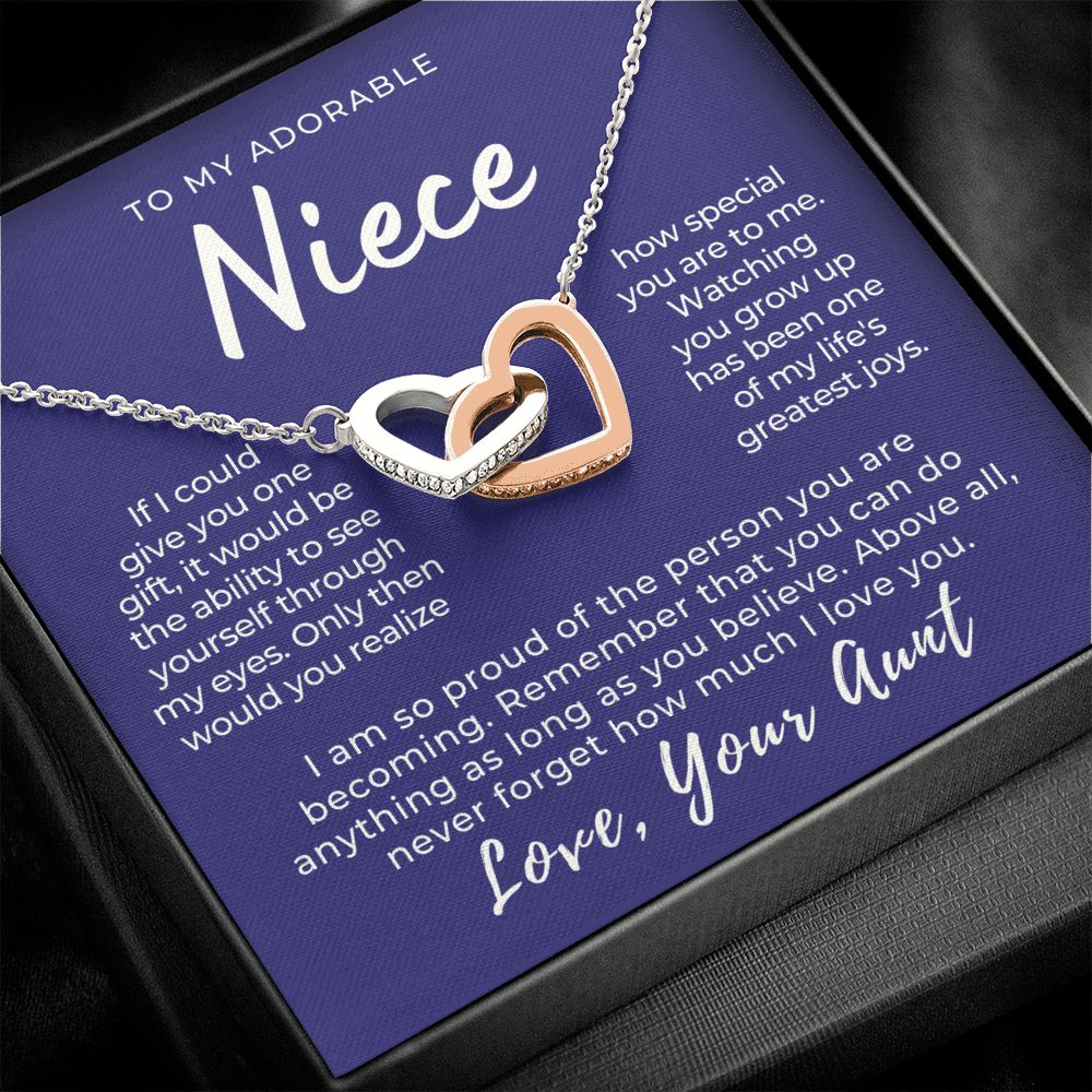 Niece Gift From Aunt | My Love Necklace 0628T2