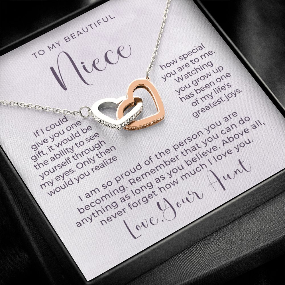 Niece Gift From Aunt | My Love Necklace 0628T17