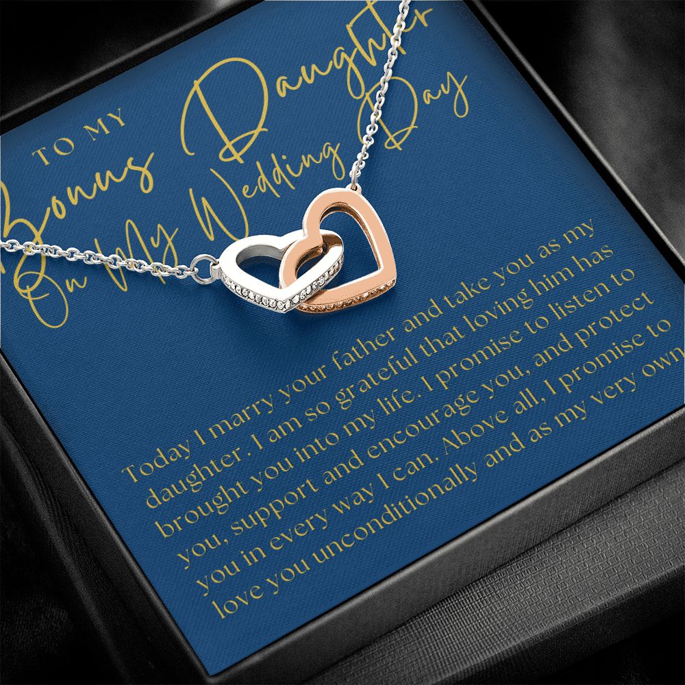 Stepdaughter Wedding Gift | Promise Necklace 0634T6