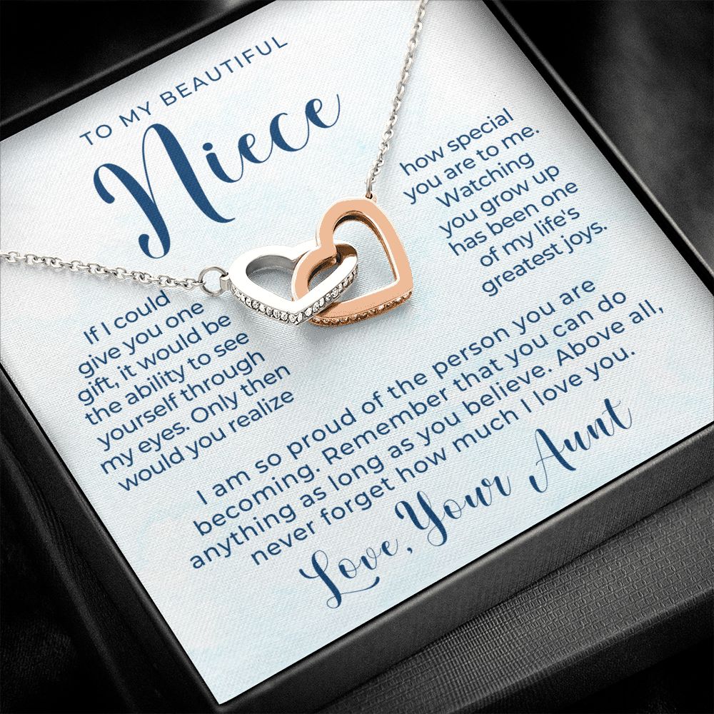 Niece Gift From Aunt | My Love Necklace 0628T15