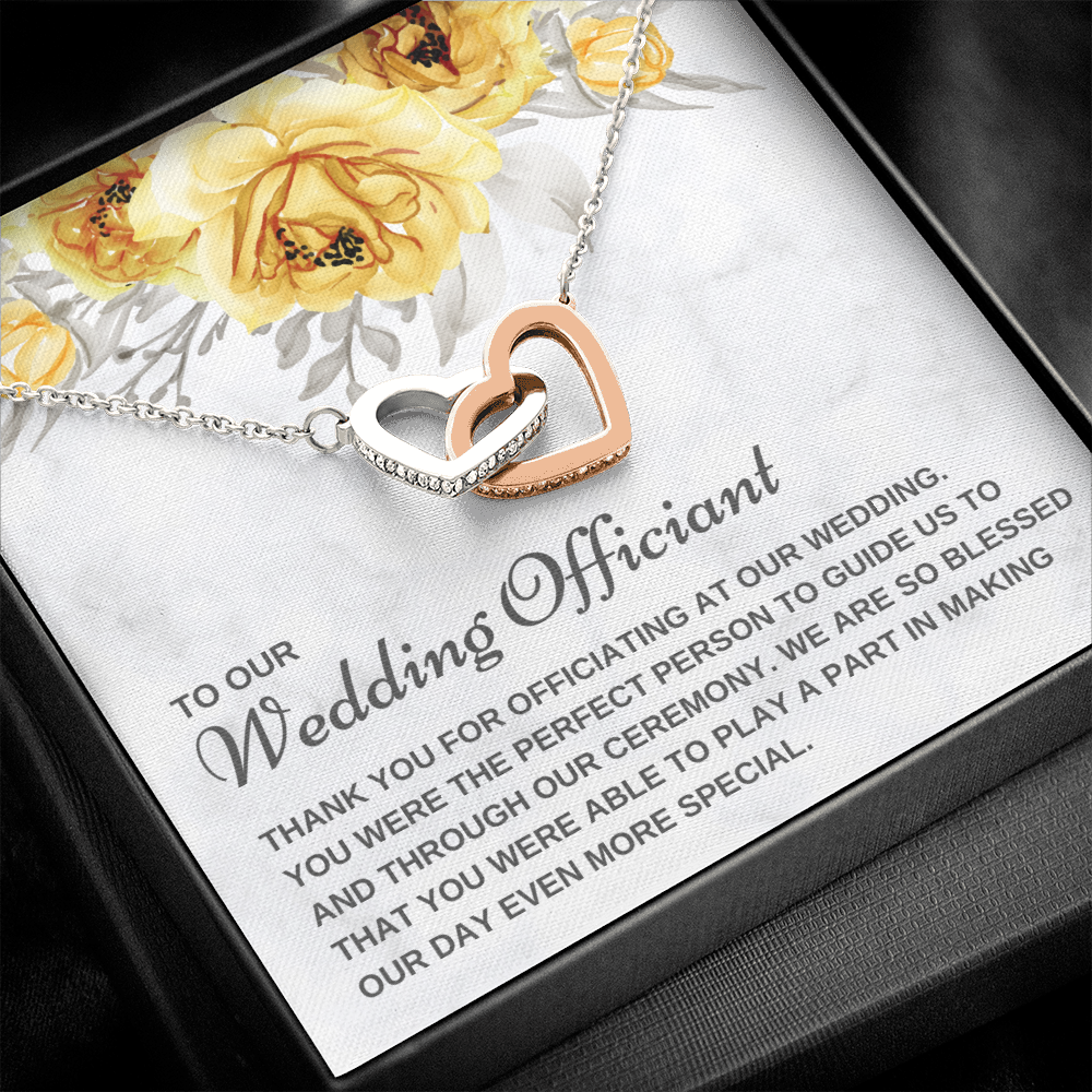 Officiant Proposal Gift | Thank You Necklace 0590T1