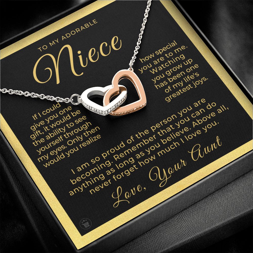 Niece Gift From Aunt | My Love Necklace 0628T7