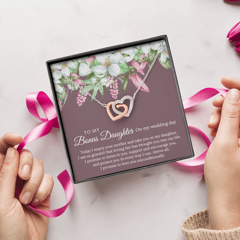 Stepdaughter Wedding Gift | Promise Necklace 0633T3