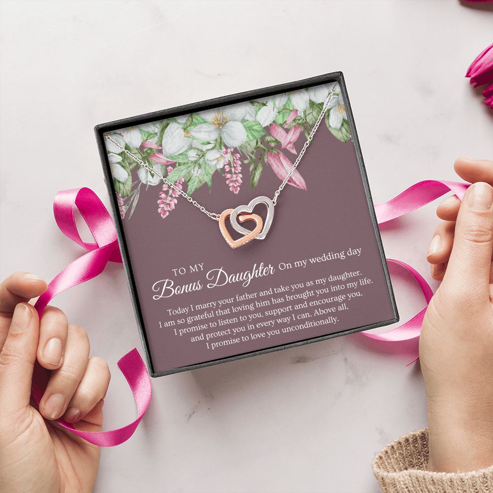 Stepdaughter Wedding Gift | Promise Necklace 0634T3