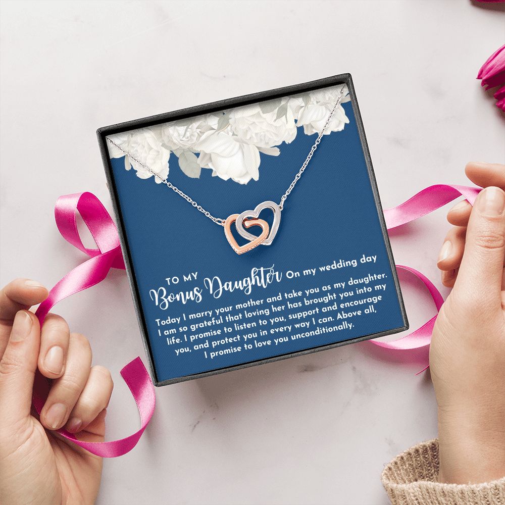 Stepdaughter Wedding Gift | Promise Necklace 0633T4