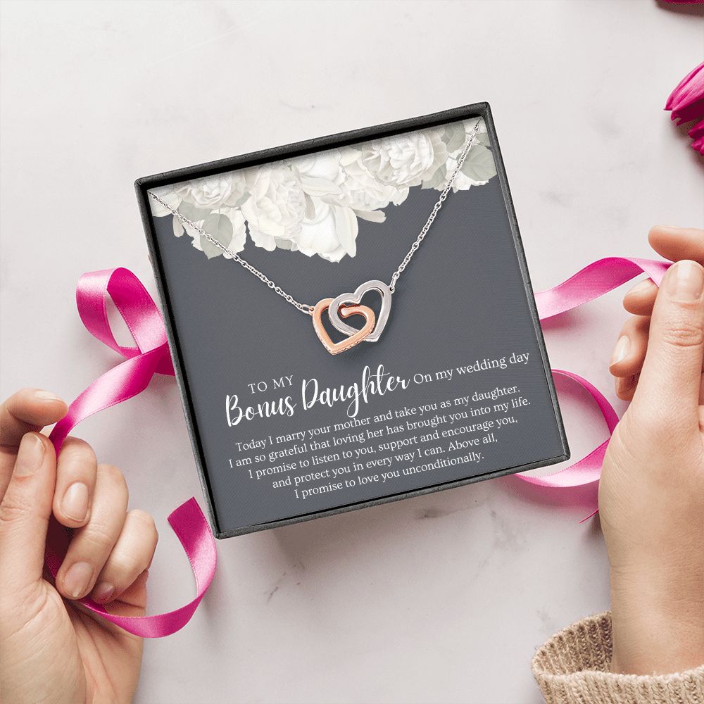 Stepdaughter Wedding Gift | Promise Necklace 0633T1