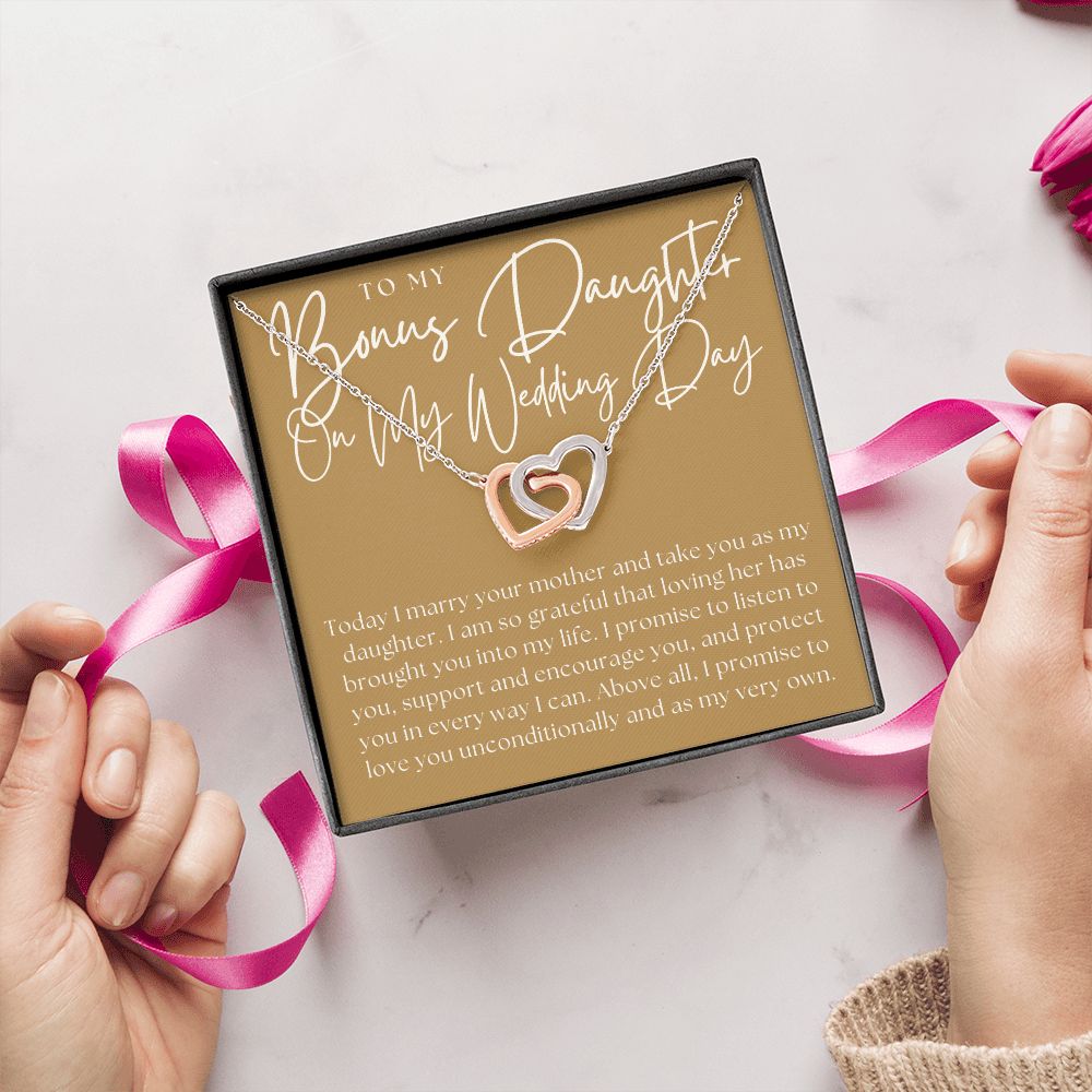 Stepdaughter Wedding Gift | Promise Necklace 0633T7