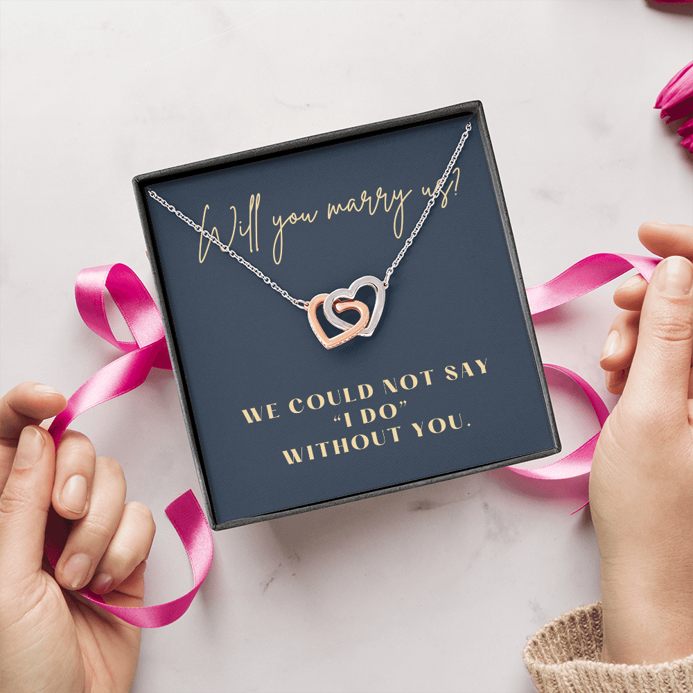 Officiant Proposal Gift | Marry Us Necklace 0589T9