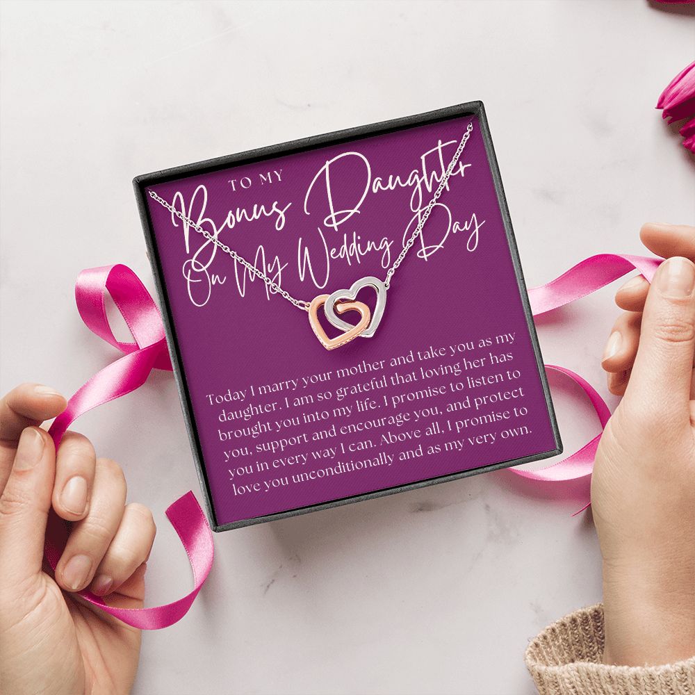 Stepdaughter Wedding Gift | Promise Necklace 0633T8