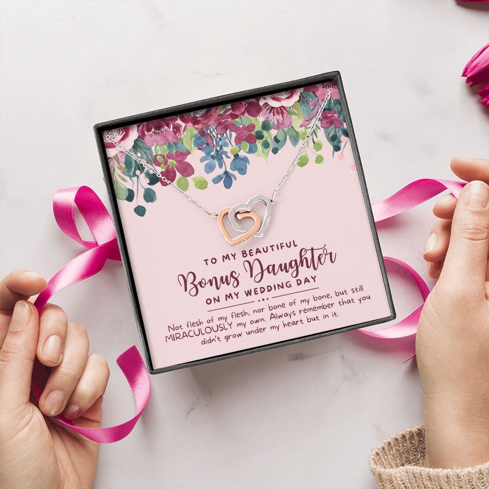 Stepdaughter Wedding Gift | In My Heart Necklace 0637T1