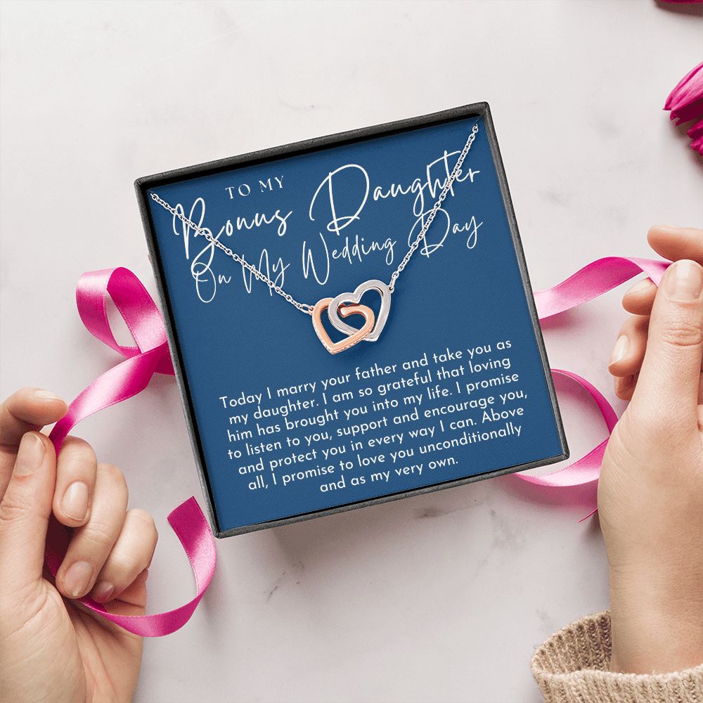 Stepdaughter Wedding Gift | Promise Necklace 0634T5