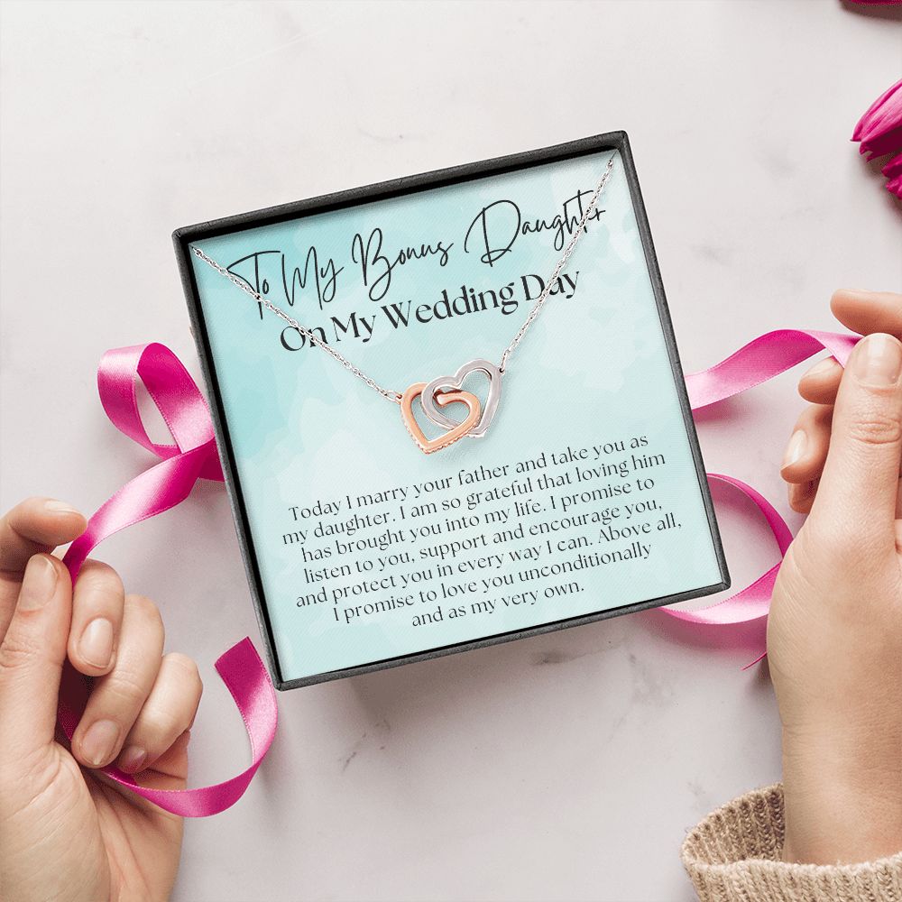 Stepdaughter Wedding Gift | Promise Necklace 0634T11