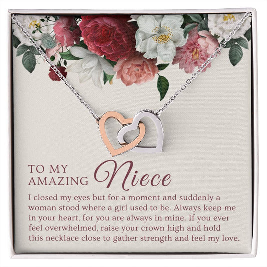 Niece Gift From Aunt | In My Heart Necklace 0632T12
