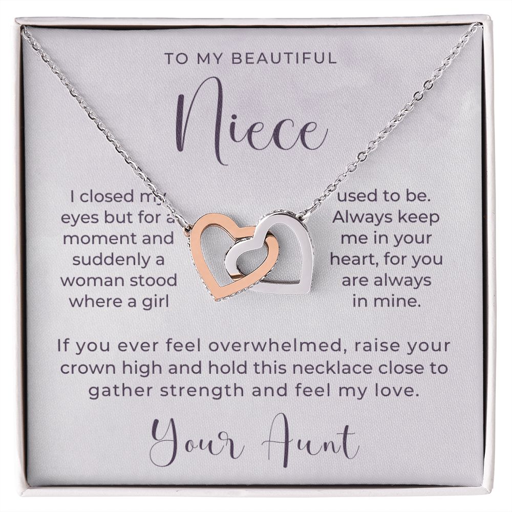 Niece Gift From Aunt | In My Heart Necklace 0632T17