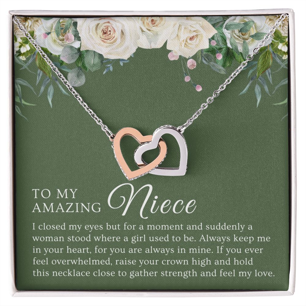 Niece Gift From Aunt | In My Heart Necklace 0632T11