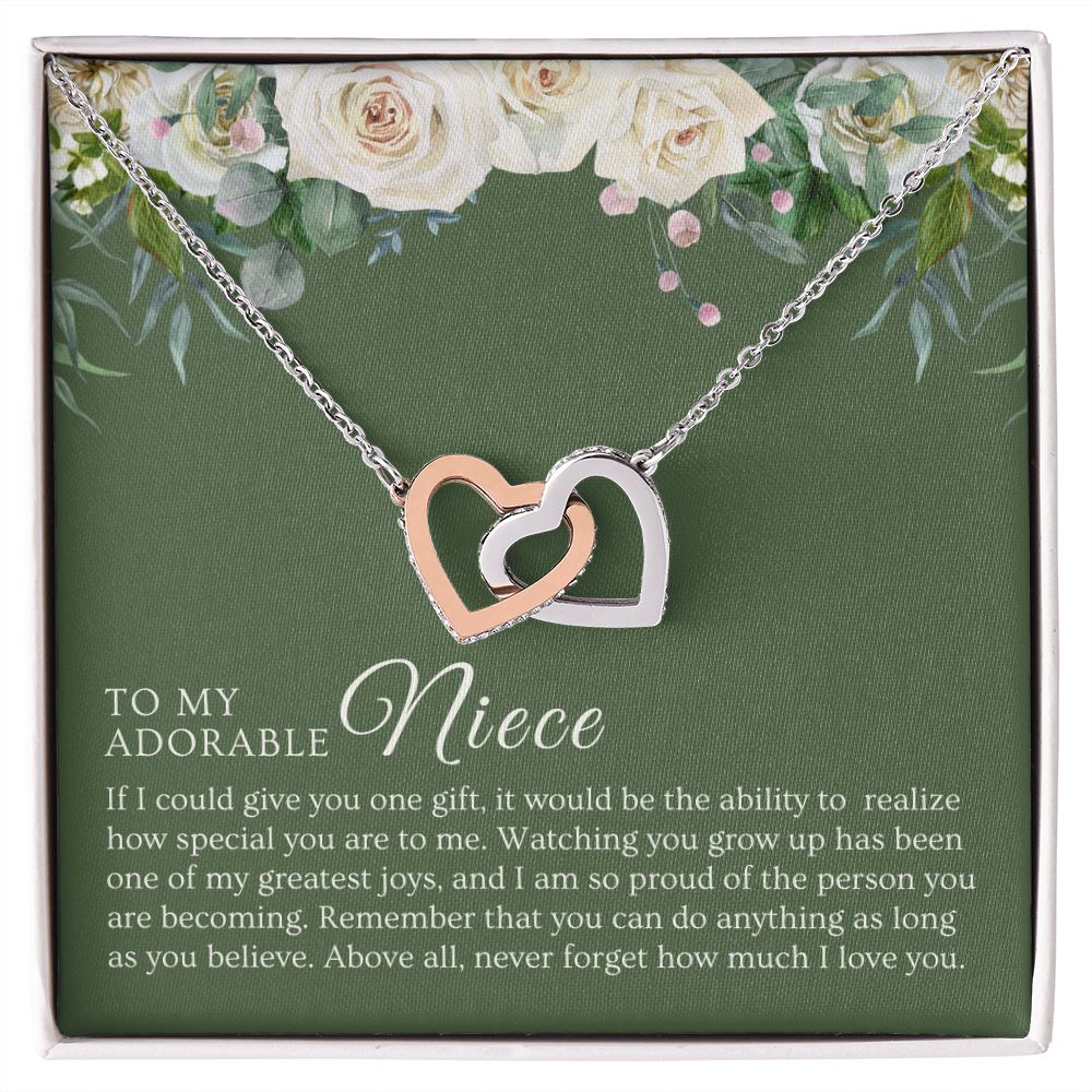 Niece Gift From Aunt | My Love Necklace 0628T11