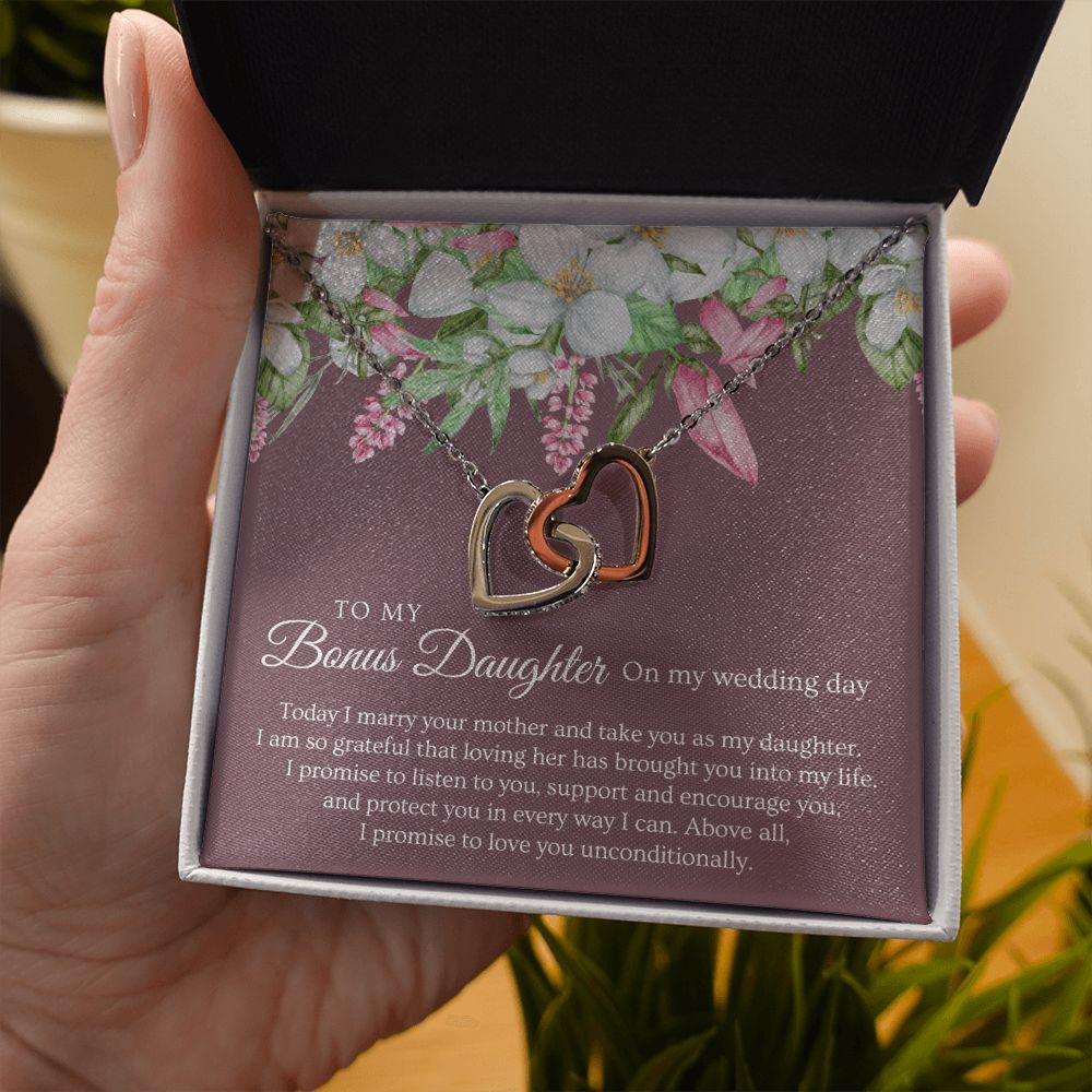 Stepdaughter Wedding Gift | Promise Necklace 0633T3