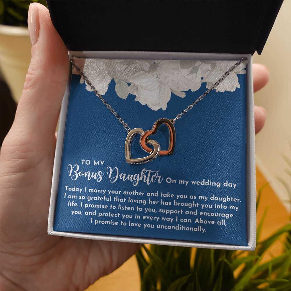 Stepdaughter Wedding Gift | Promise Necklace 0633T4