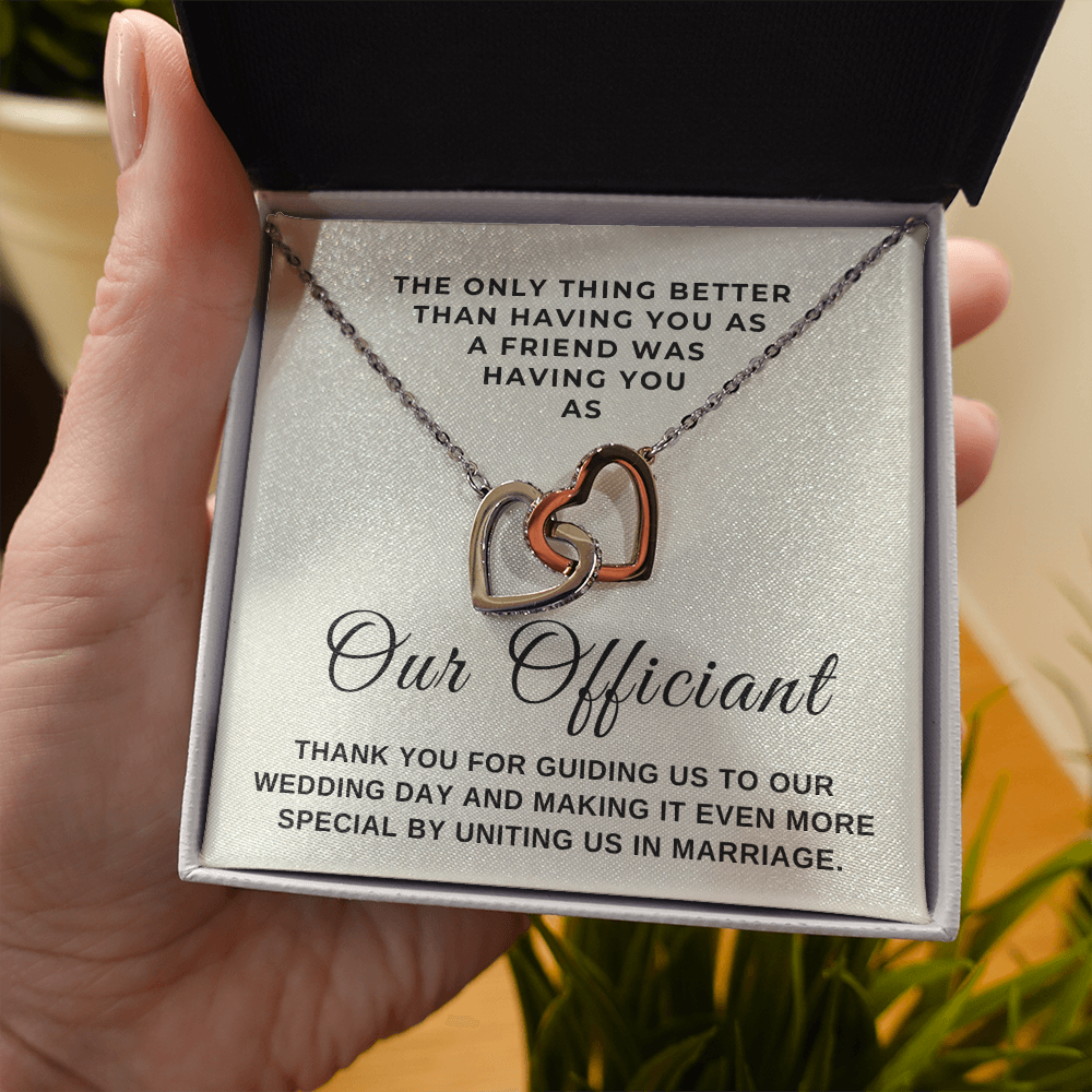 Officiant Proposal Gift | Having You Necklace 0588T7