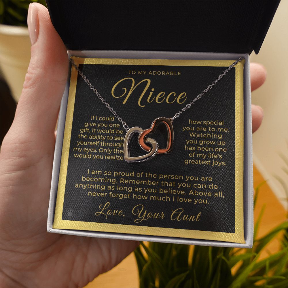Niece Gift From Aunt | My Love Necklace 0628T7