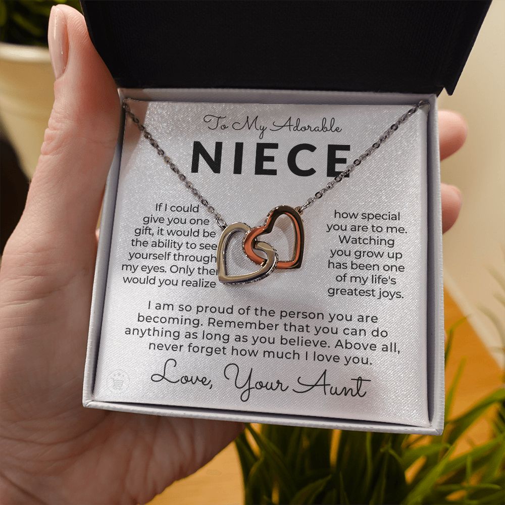 Niece Gift From Aunt | My Love Necklace 0628T2