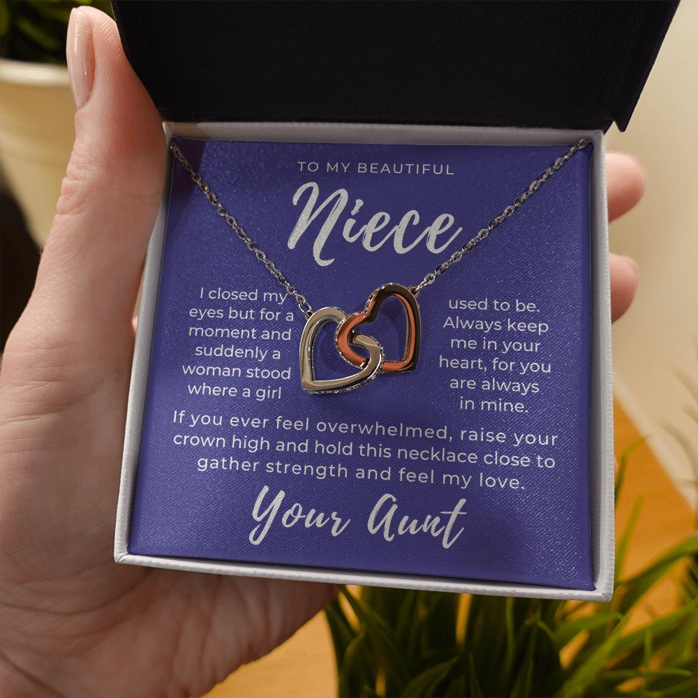 Niece Gift From Aunt | In My Heart Necklace 0632T10