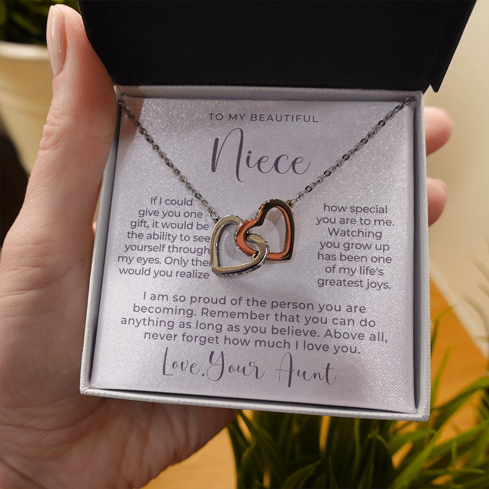 Niece Gift From Aunt | My Love Necklace 0628T17