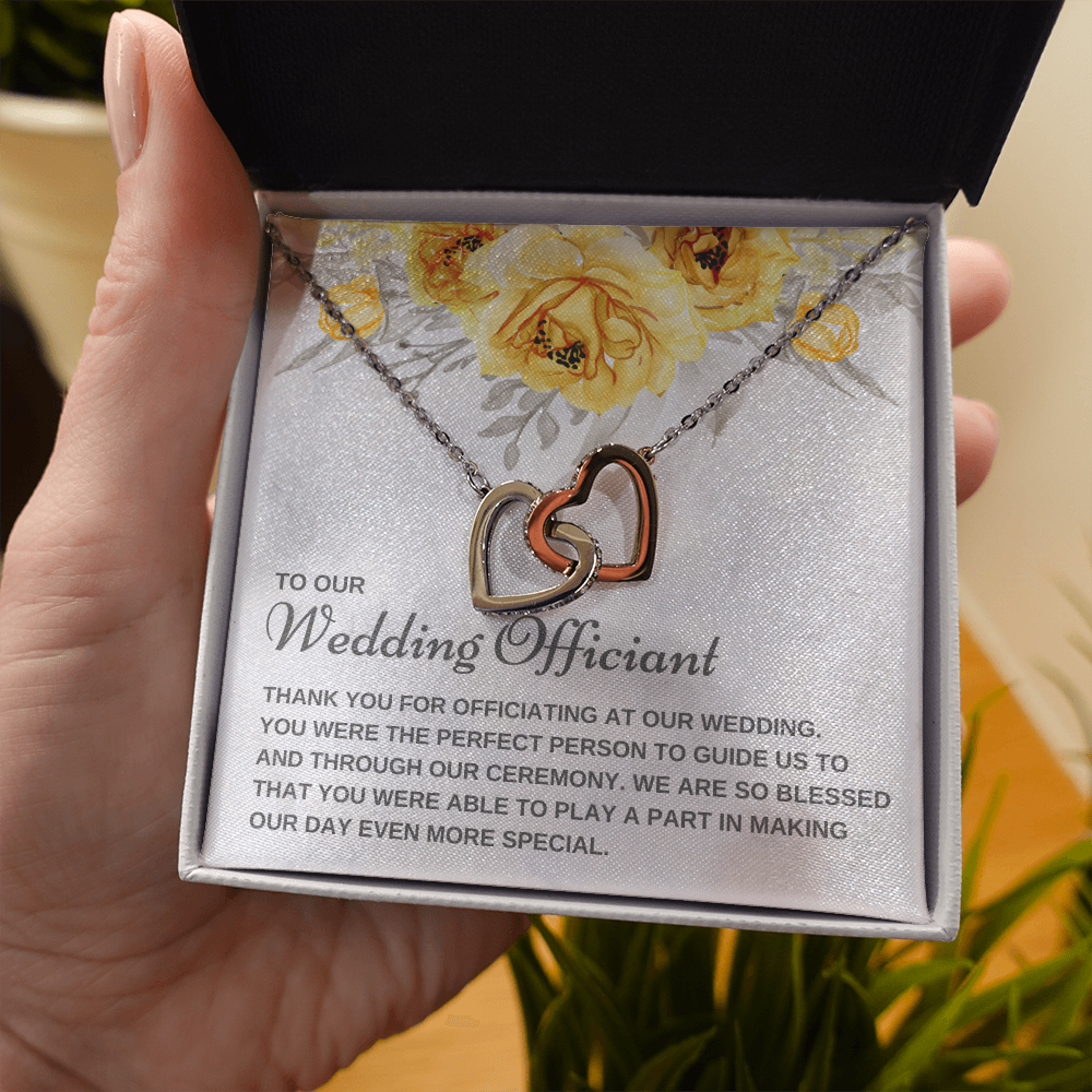 Officiant Proposal Gift | Thank You Necklace 0590T1