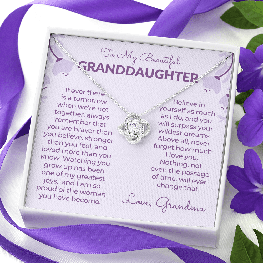 Granddaughter Gift | Believe Necklace 0547T7
