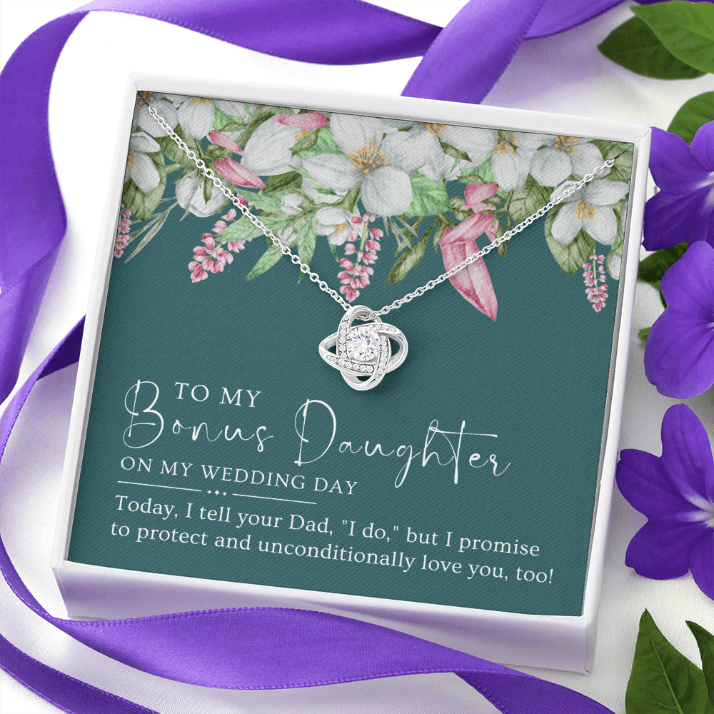 Stepdaughter Wedding Gift  | Promise Necklace 0557T9