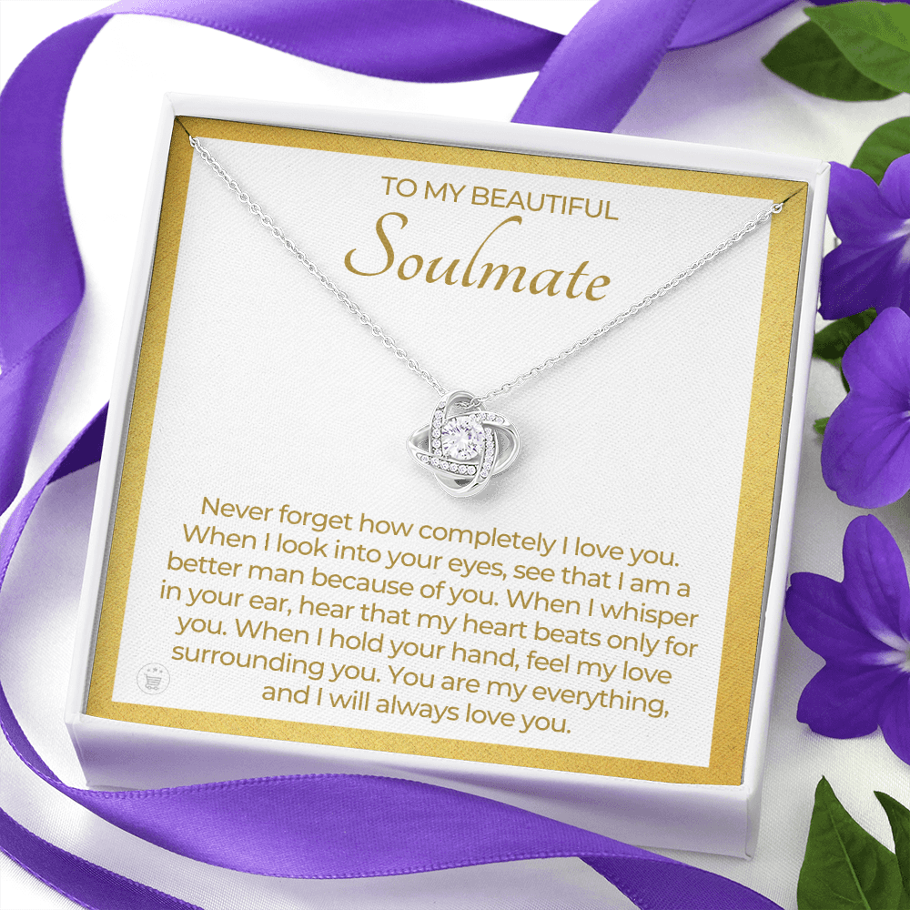 Gift For Wife, To My Soulmate | When I Necklace  0532T4