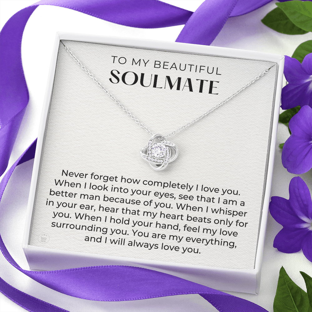 Gift For Wife, To My Soulmate | When I Necklace  0532T6