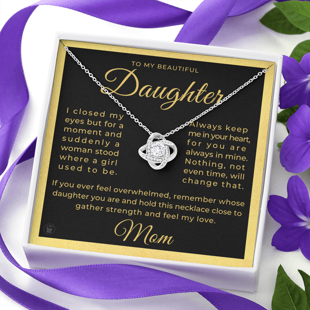 Daughter Gift From Mom | Keep Me Necklace 0580T7