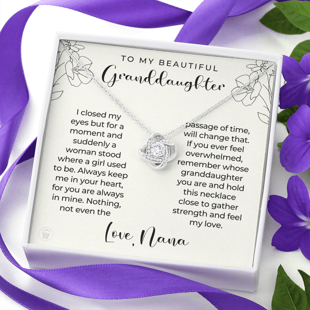 Granddaughter Gift | In My Heart Necklace 0545T10