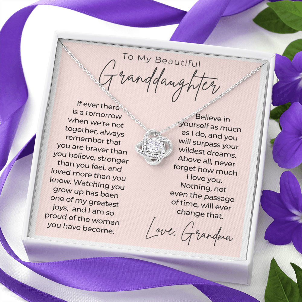 Granddaughter Gift | Believe Necklace 0547T4