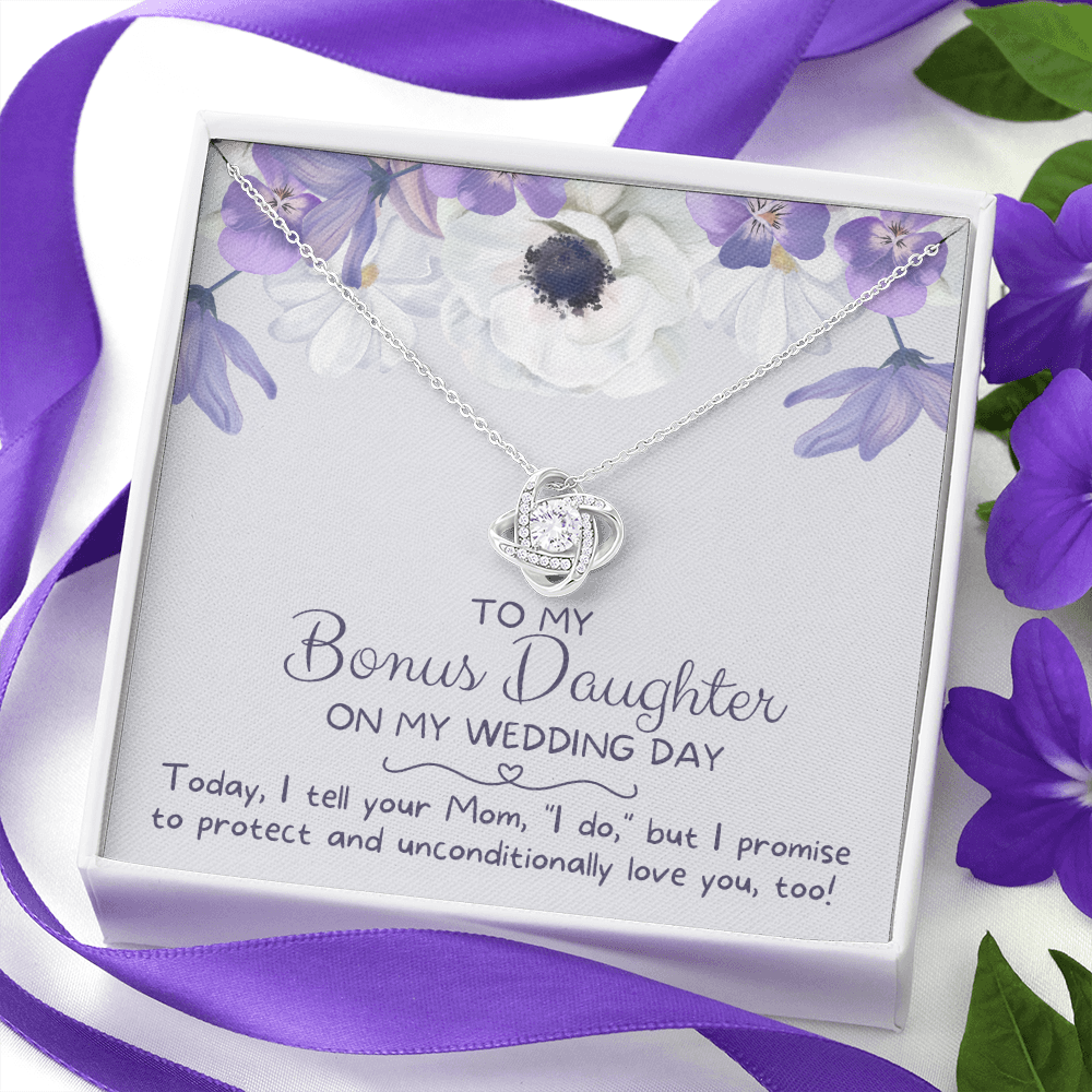 Stepdaughter Wedding Gift | Promise Necklace 0556T6