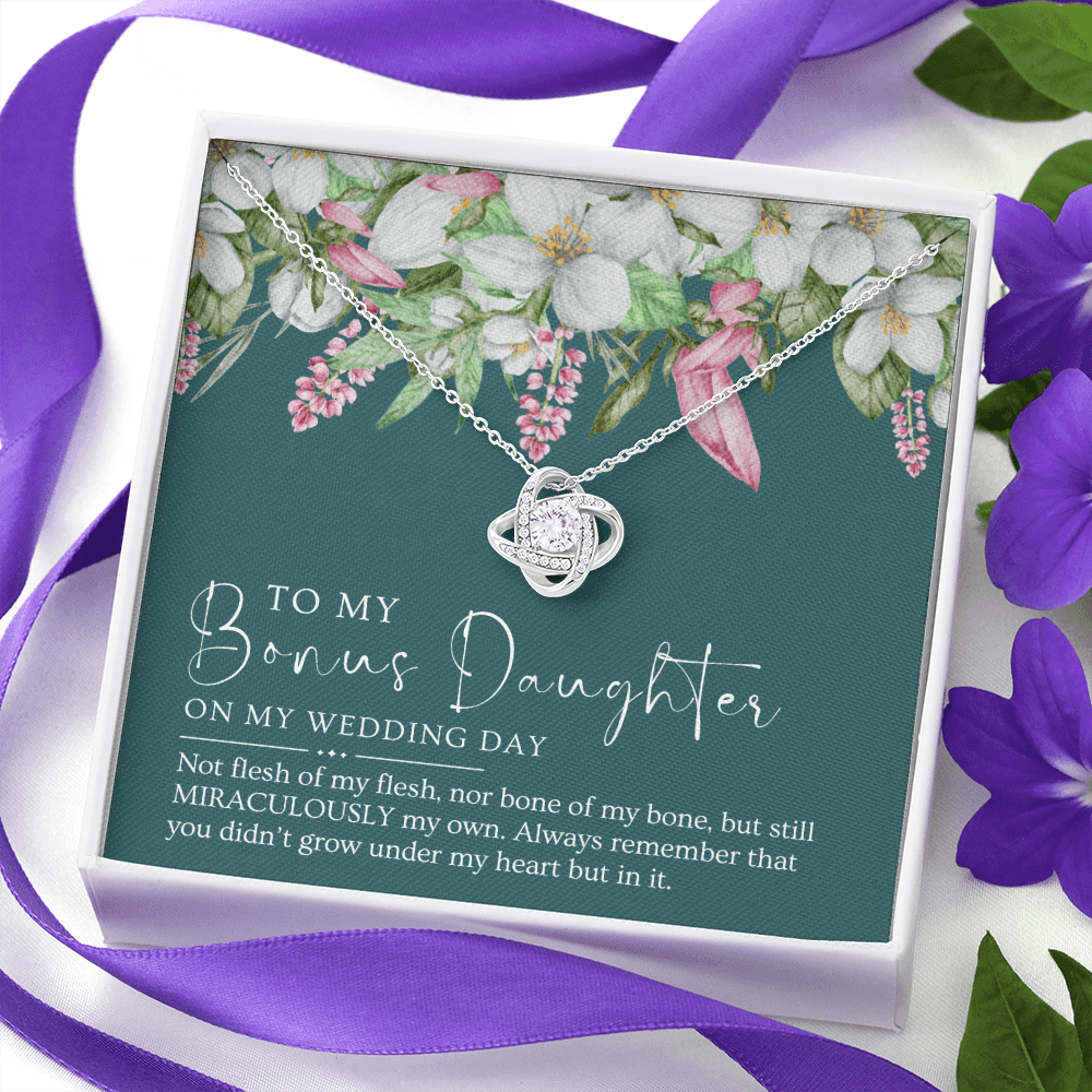 Stepdaughter Wedding Gift | In My Heart Necklace 0554T9