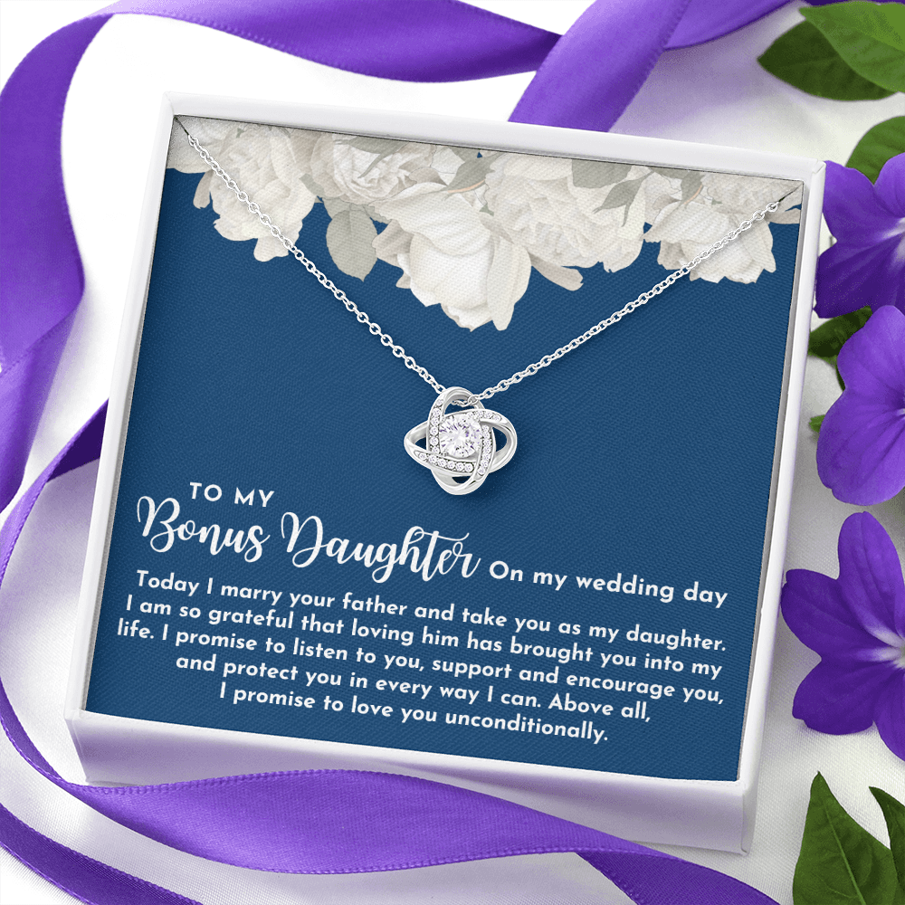 Stepdaughter Wedding Gift | Promise Necklace 0551T4
